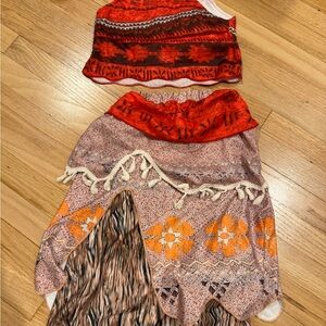 Disney moana costume matching set